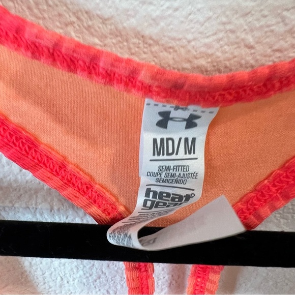 Under Armour Orange Running Tank Top - Picture 3 of 6